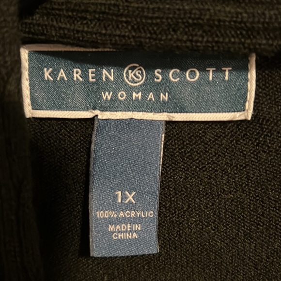 Karen Scott Cardigan Sweater - Picture 2 of 6